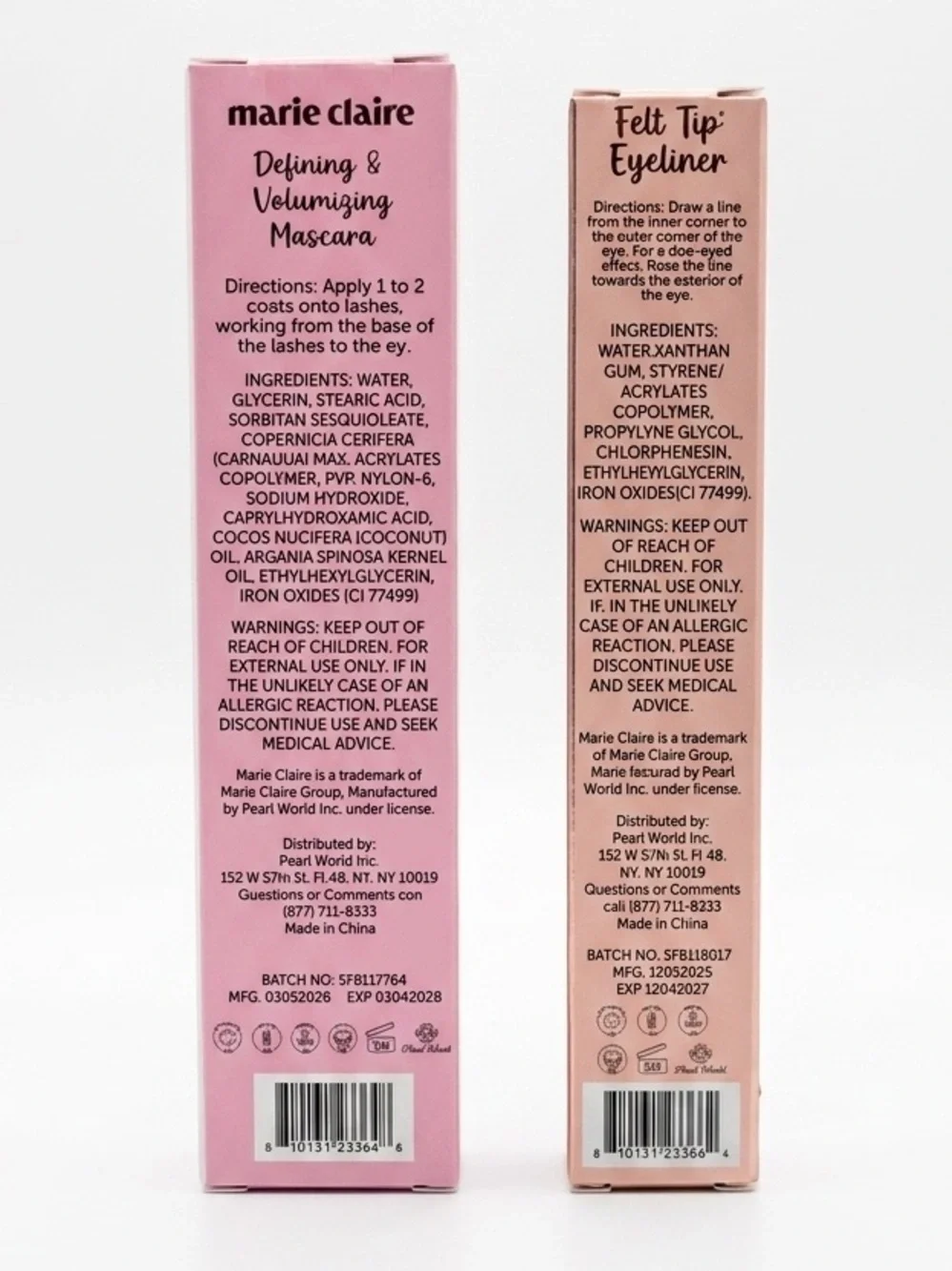 Marie Claire Mascara & Eyeliner Duo